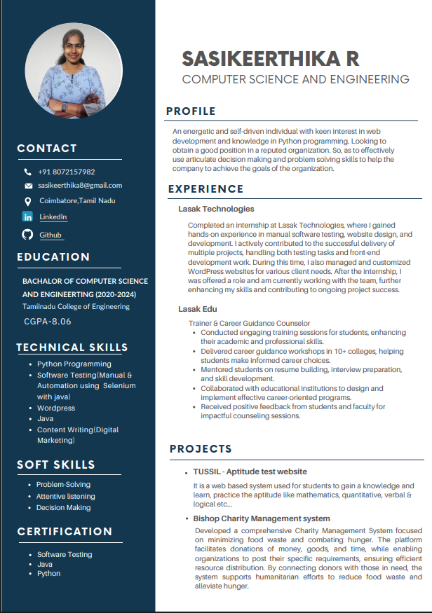 Resume Preview